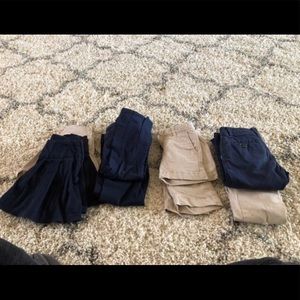 Uniforms lot size 4. Gap and children’s place